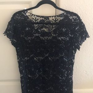 💋Cupio Black Lace Top💋